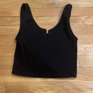 black crop top
